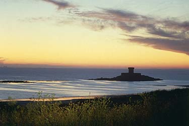 The Channel Islands coastal view