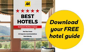 AA Best-Rated hotels in Scotland & Northern Ireland cover