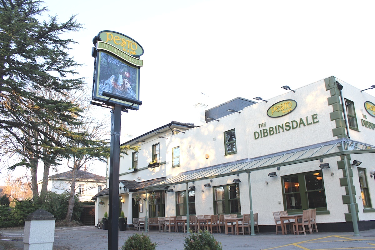 Pesto at the Dibbinsdale Inn