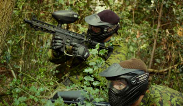 Paintballing & Laser Tag at GO Action Forest
