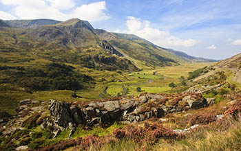 A valley in Wales