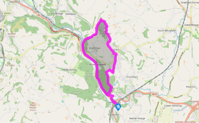 From Ambergate to Crich