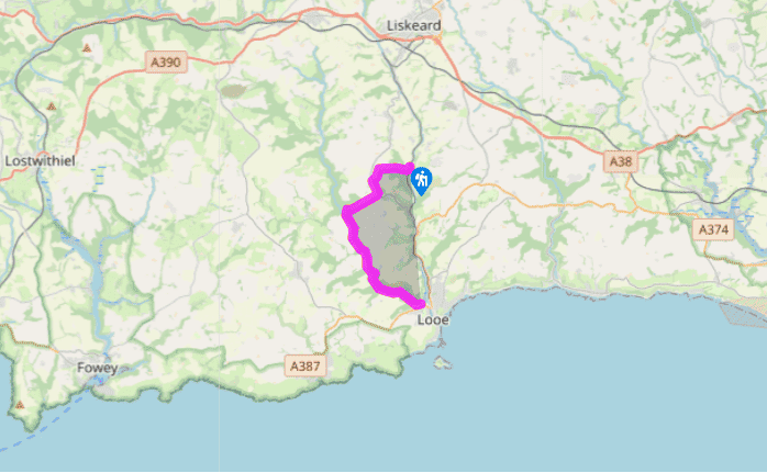 The Looe River valleys