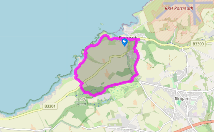 From Portreath to Tehidy Woods