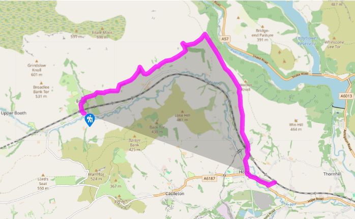 Edale to Hope via Hope Cross