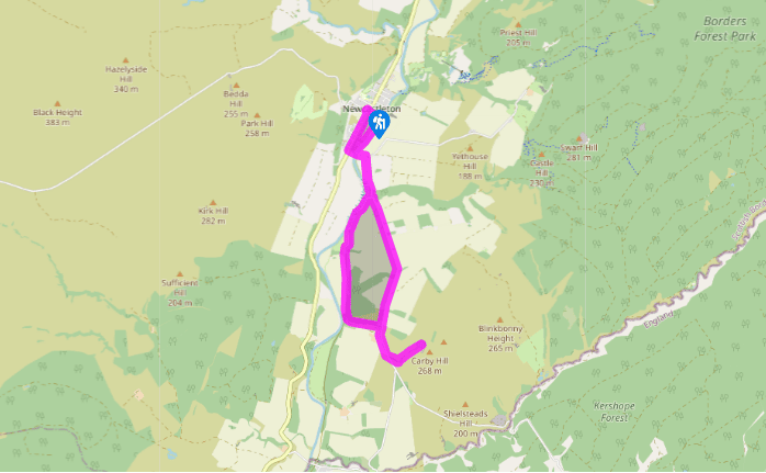 From Newcastleton to Carby Hill