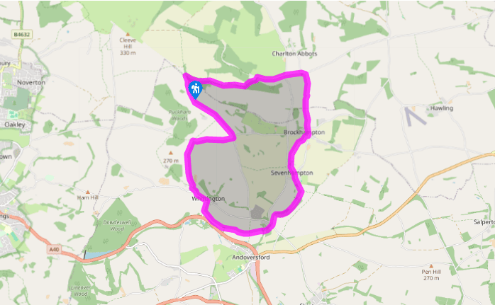Brockhampton, Whittingham and Sevenhampton
