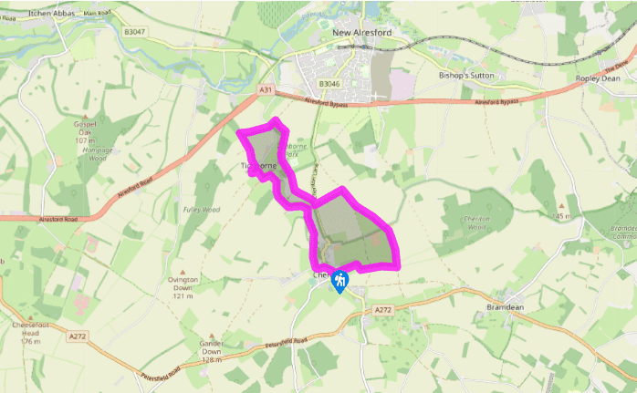 Tichborne and the Wayfarer's Walk