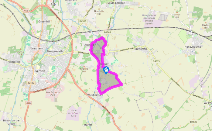 A circular walk from Badsey