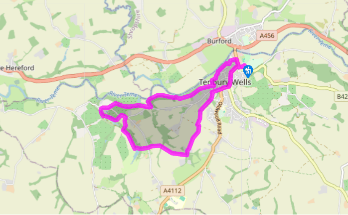 Tenbury Wells to Berrington Court