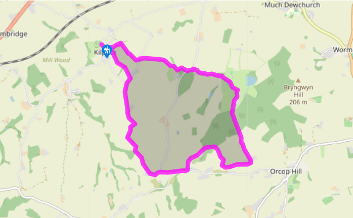 From Kilpeck to Orcop Hill