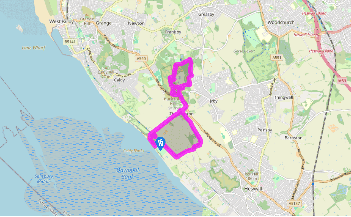 Around Thurstaston