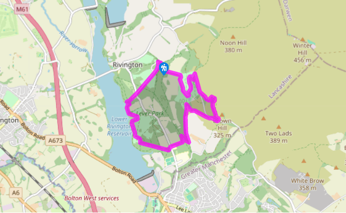 Lever Park and Rivington Pike