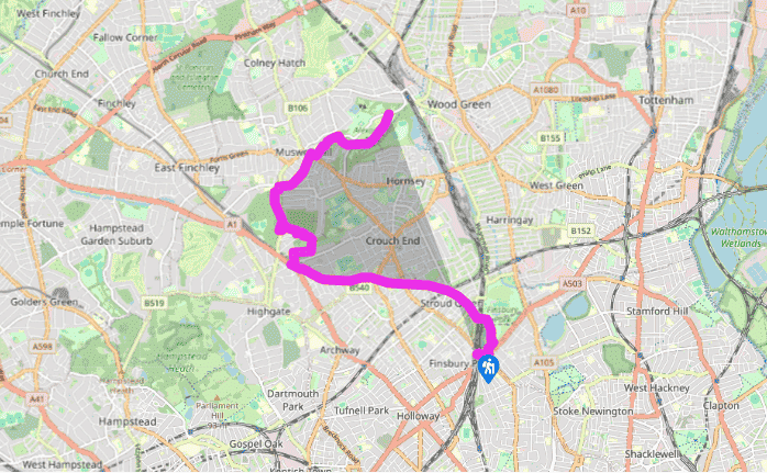 Finsbury Park to Alexandra Park
