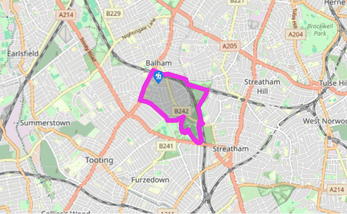 From Balham and on to Tooting Bec