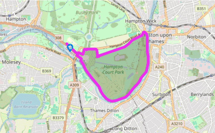 Exploring Hampton Court Park