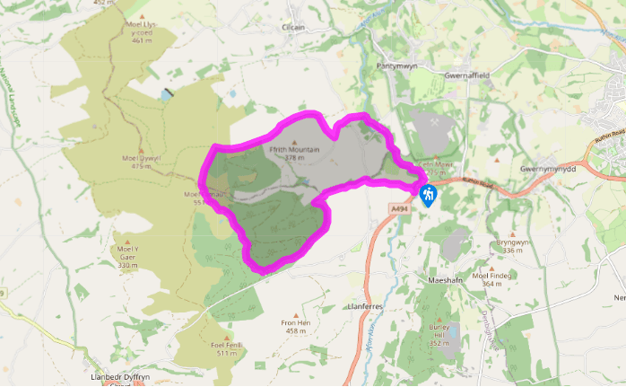 From Loggerheads to Moel Famau