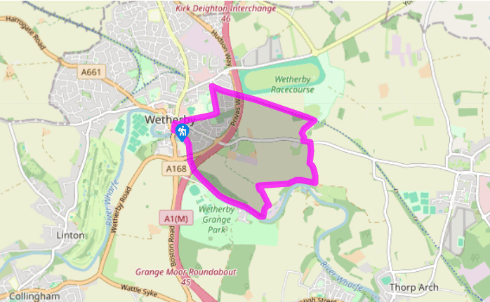 Wetherby and the River Wharfe