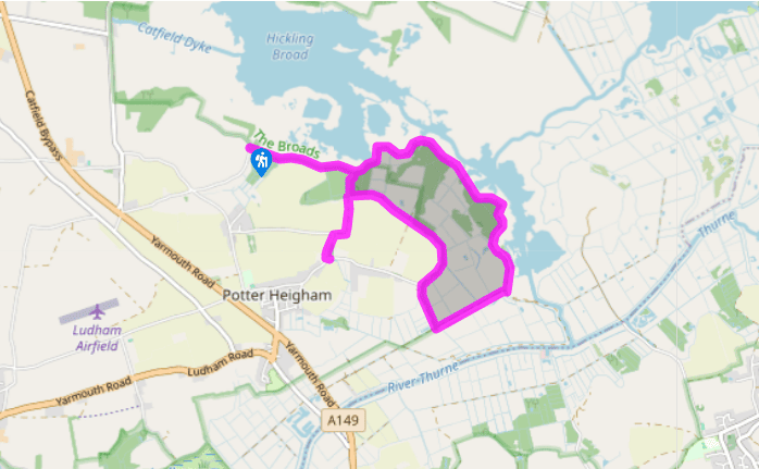 Heigham Sound and the Hickling Broad Reserve