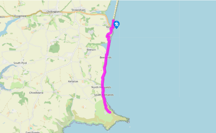 Along the coast to Start Point