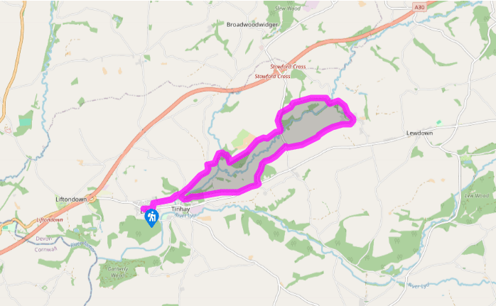 Lifton to Stowford