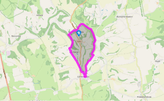 The Cerne Abbas Giant and Minterne Magna