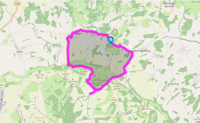 From Inkpen to Combe Gibbet