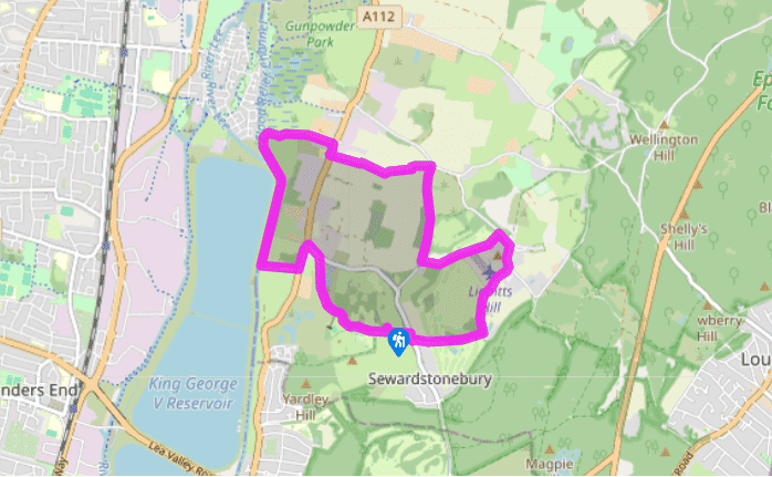 A circuit of Gilwell Park