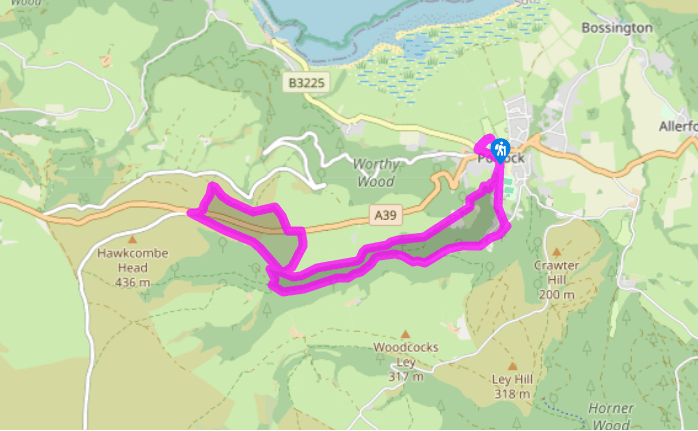 Hawk Combe and Porlock Hill