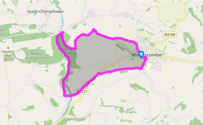 Wiveliscombe and the River Tone