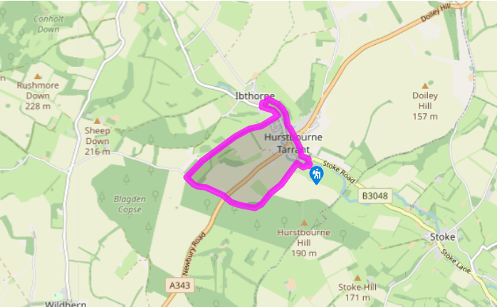 A loop from Hurstbourne Tarrant