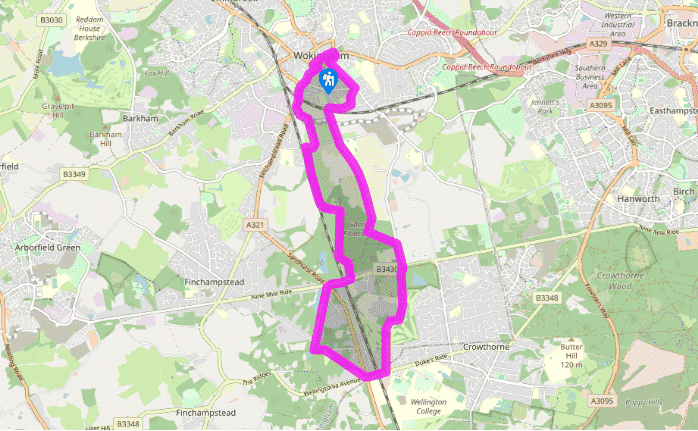 Linking Wokingham and Crowthorne
