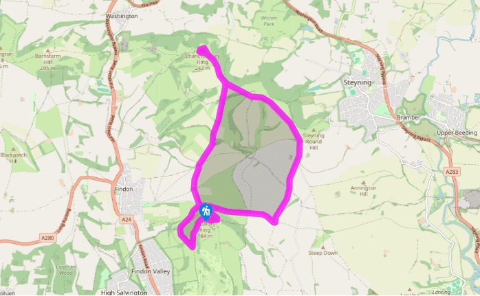 Cissbury Ring to Chanctonbury Ring