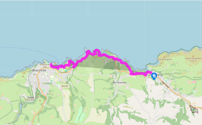 South West Coast Path: Combe Martin to Ilfracombe