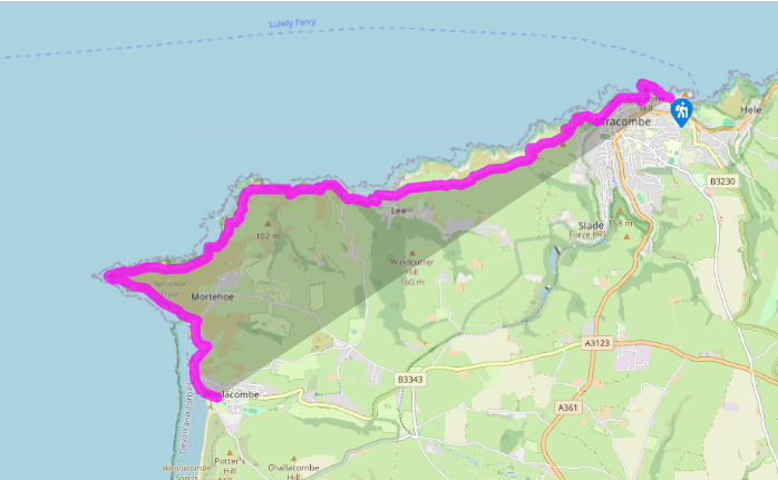 South West Coast Path: Ilfracombe to Woolacombe