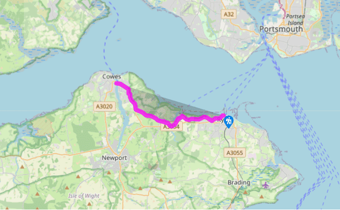 Isle of Wight Coastal Path: Ryde to East Cowes