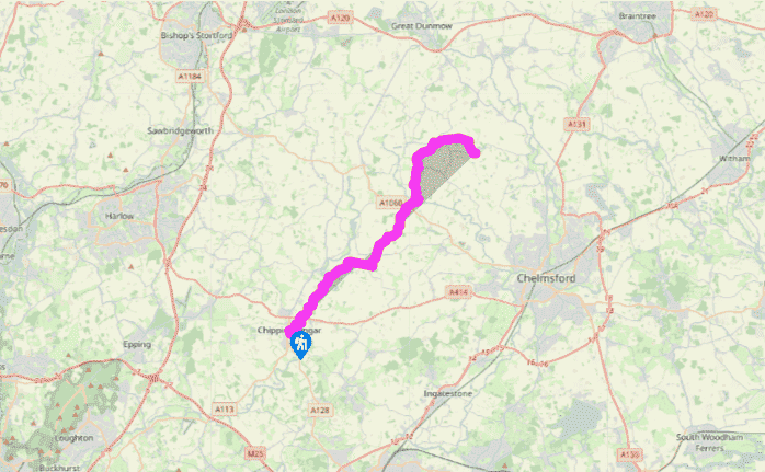 Essex Way: Chipping Ongar to Pleshey