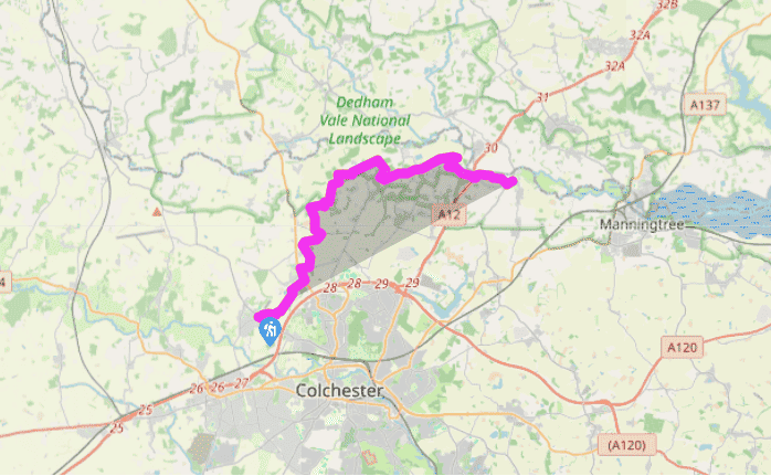 Essex Way: West Bergholt to Dedham