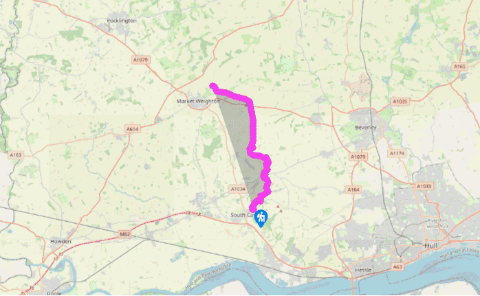 Yorkshire Wolds Way: South Cave to Goodmanham