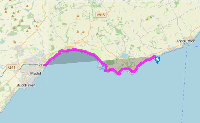 Fife Coastal Path: St Monans to Leven